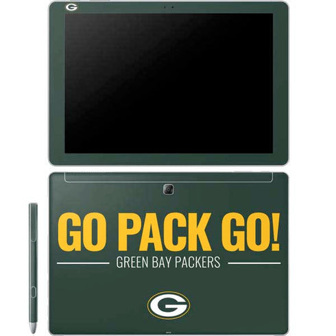 NFL Green Bay Packers Team Motto Galaxy Book 12in Skin